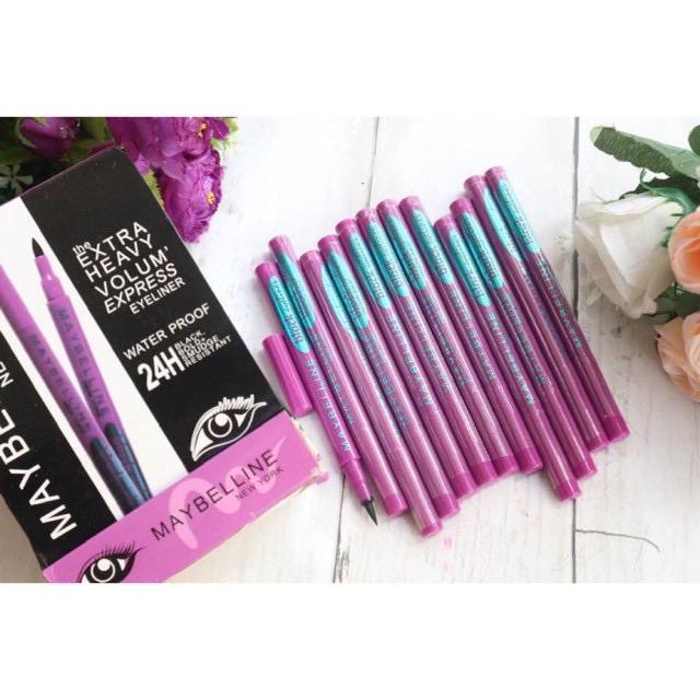 (CYBER) COD TERBARU MAYBELLINE EYELINER DAZZLING BLACK WATERPROOF/TAHAN LAMA/PIGMENTED