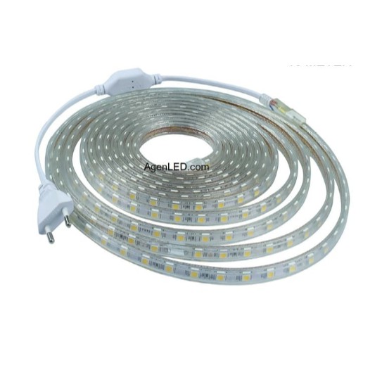 Lampu LED STRIP SELANG 10M 220v 10 M METER OUTDOOR Waterproof RGB Warna Warni