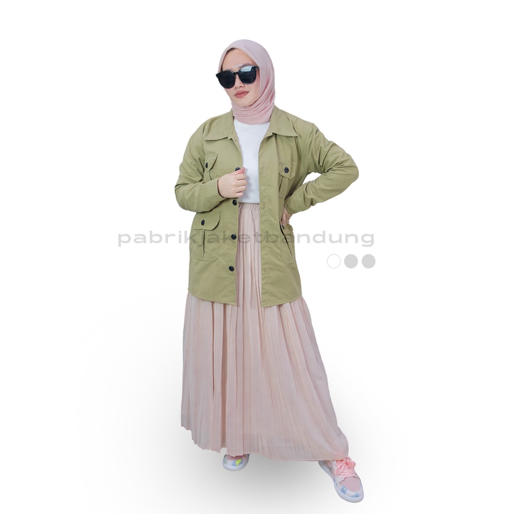 ADAM JAKET KHAKI || JAKET SEMI PARKA || JAKET PRIA DAN WANITA MASA KINI