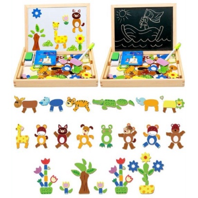 

Mainan Edukasi Papan Magnetic Puzzle / Papan Tulis Magnet Premium - HEWAN Limited