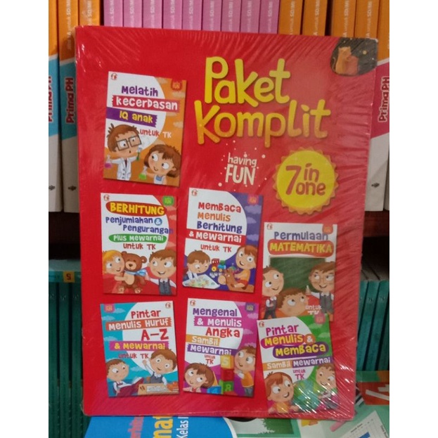 

paket komplit having FUN 7IN.ONE UNTUK TK.10.anak