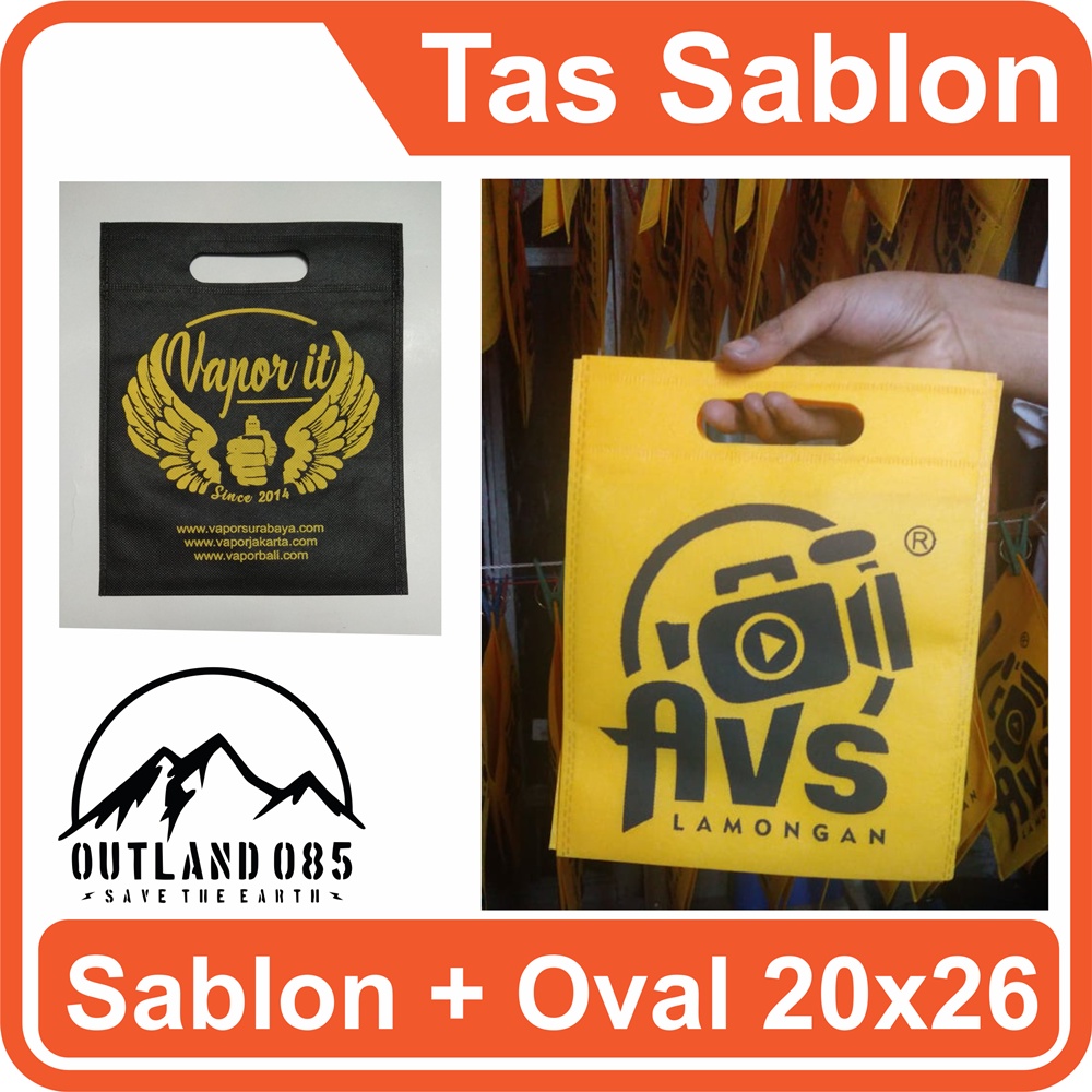 

Termurah oval 20x26 tas godiebag/tas hajat/souvenir/event( + sablon)