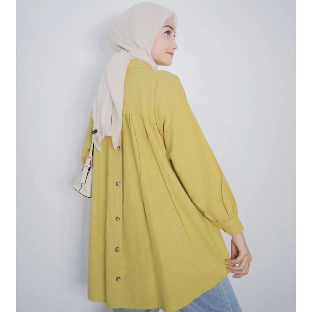 Rika Much Button Top | Atasan Wanita Terbaru