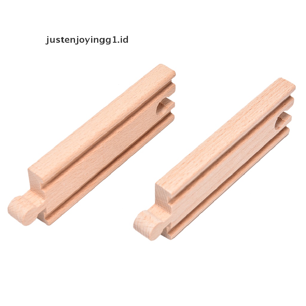 1 Pc Track Kereta Api Lurus Bahan Kayu Ukuran 10.8cm