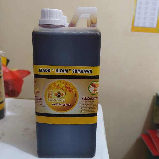 

Madu Hitam Sumbawa kemasan 1 liter