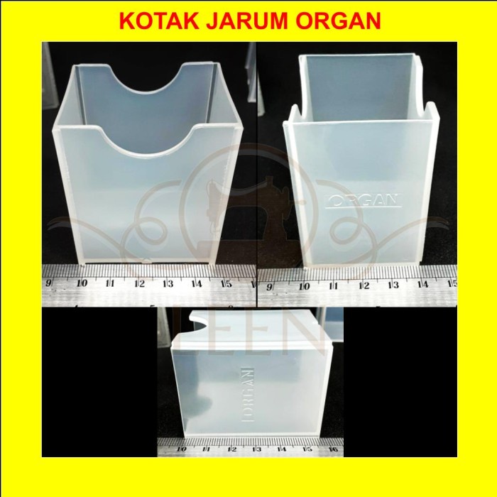 Wadah Jarum Organ Kotak Aksesoris Pernak Pernik Tempat Kancing LEEN