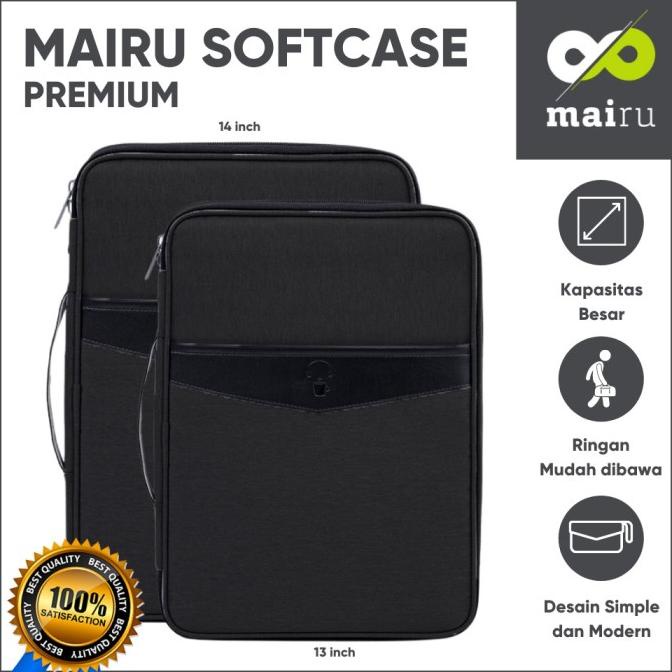 Mairu Premium Softcase Tas Laptop Macbook Air Sleeve 13/14 inch