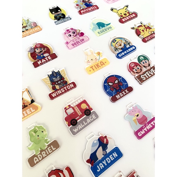 

Gantungan Akrilik lucu /Bag Tag Custom Akrilik / Gantungan Tas / Bagtag Custom / Luggage tag