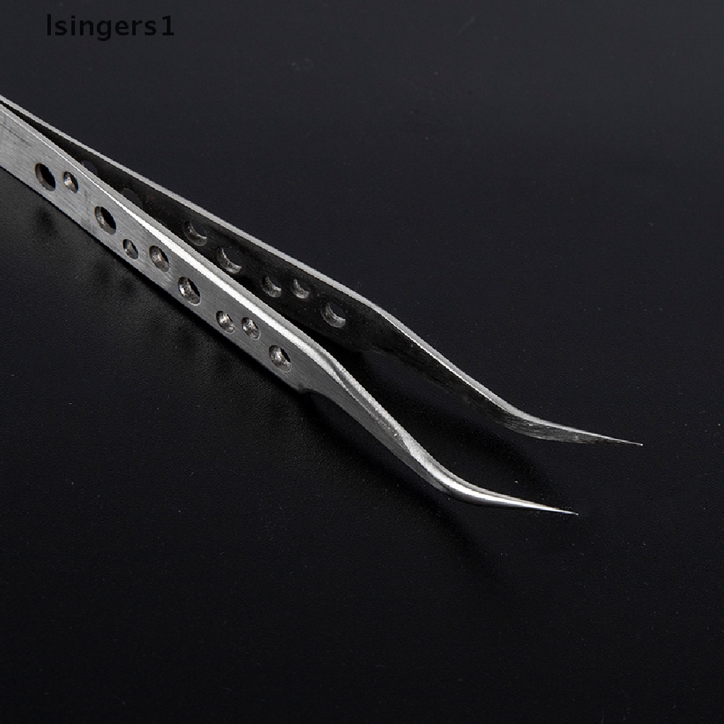 (lsingers1) Esd Pinset Anti Statis / Magnetik Bahan Stainless Steel