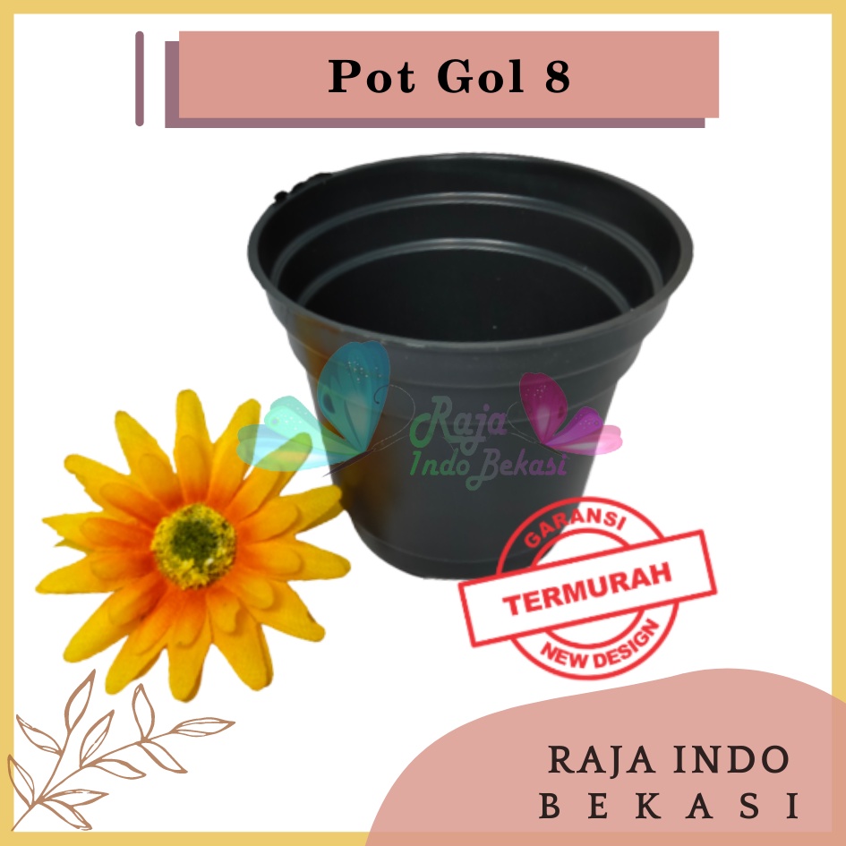 Pot 8 Cm Hitam