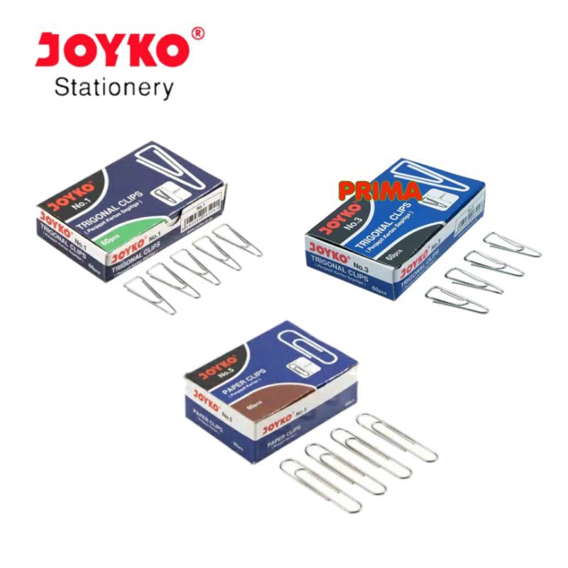 

KLIP / PENJEPIT KERTAS / PAPER CLIP JOYKO ( TERSEDIA ALL UKURAN)