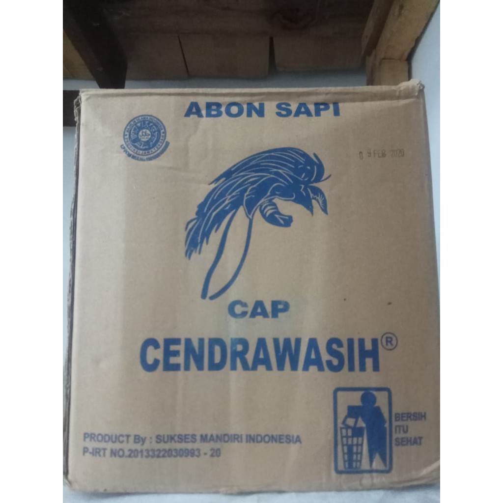 Abon Sapi Cendrawasih 6x1kg - Gosend Only!!!