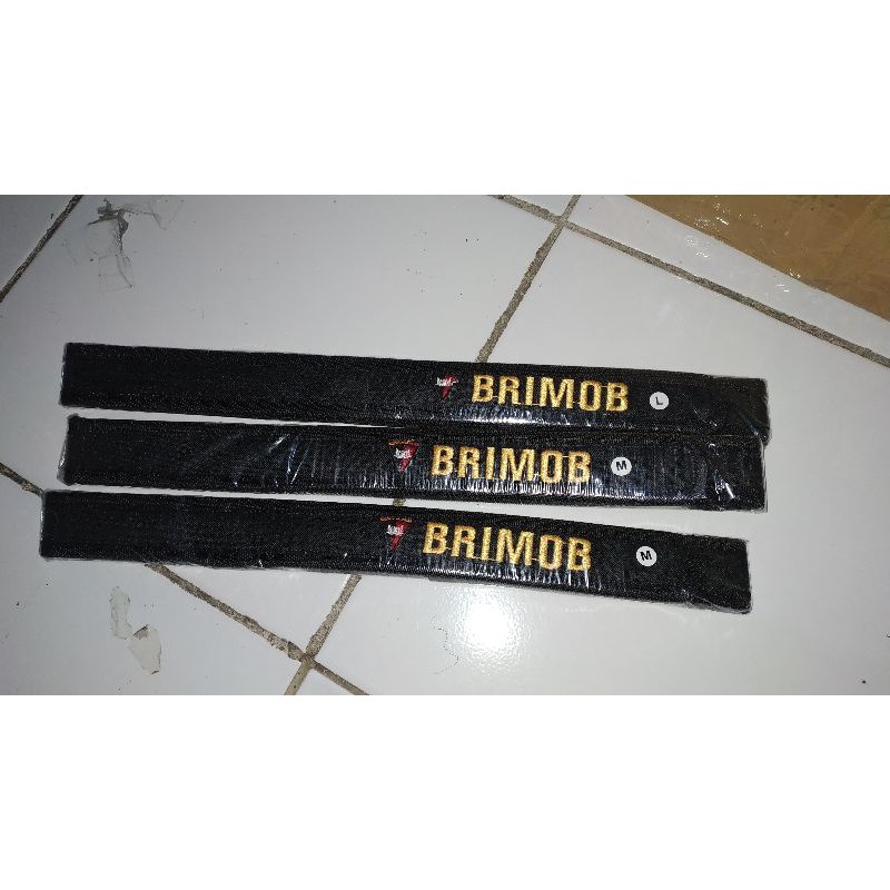 SABUK PEREKAT PINGGANG HITAM BRIMOB / IKAT PINGGANG