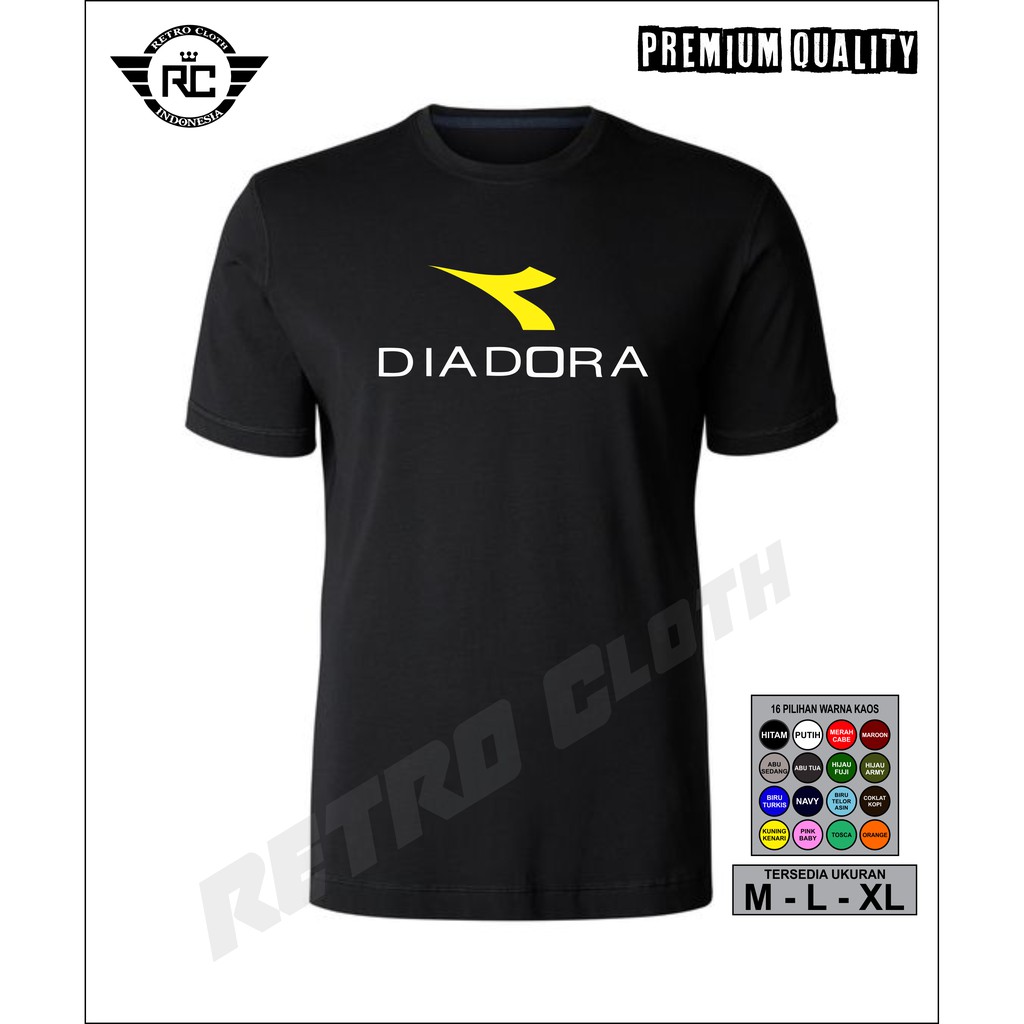 Kaos DIADORA Best Seller Atasan Pria  Baju  Kaos Pria  Kaos 