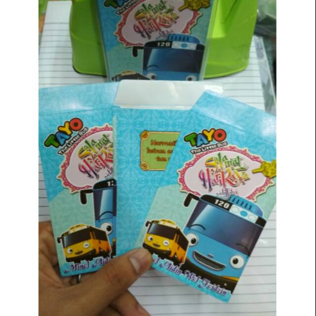 

Angpao lebaran isi 100 pcs Tayo th 2020