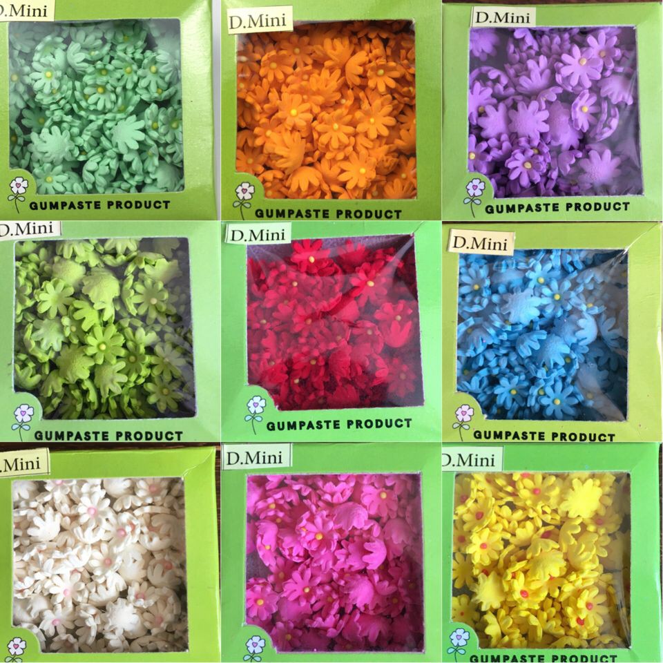 gumpaste bunga D mini