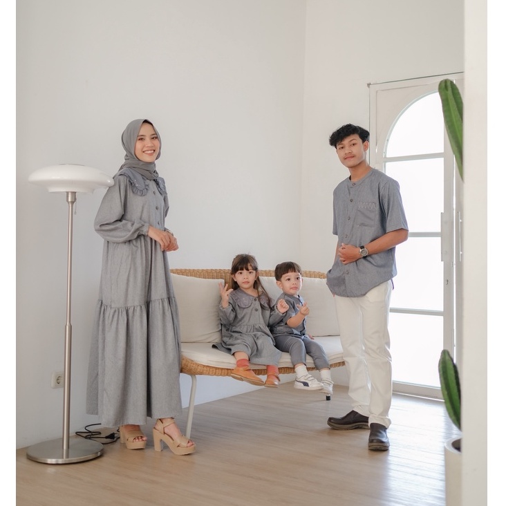 ZAHIRA SEY FAMILY - COUPLE KELUARGA l BAJU MUSLIM DAN KOKO KATUN MADINAH ADEM l ZEHAN SERIES