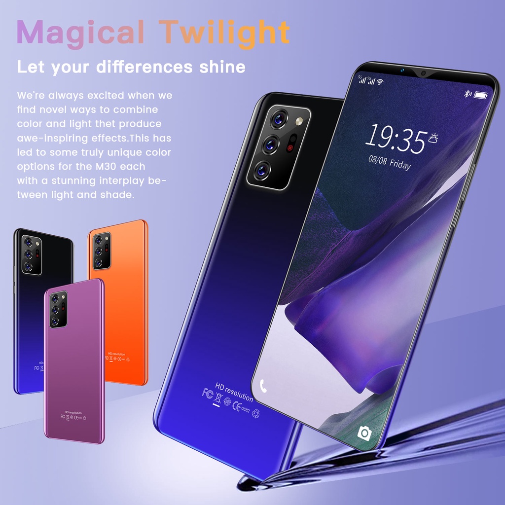 【Hp murah cuci gudang】 Hp android murah  hp android 4G/5G murah asli ori hp hp 1 jutaan Galaxy Note30 Plus 6GB+128GB CHEAPEST HP. hp android 5g Android .hp gaming.hp original 100% Pstore tablet android case hp-3