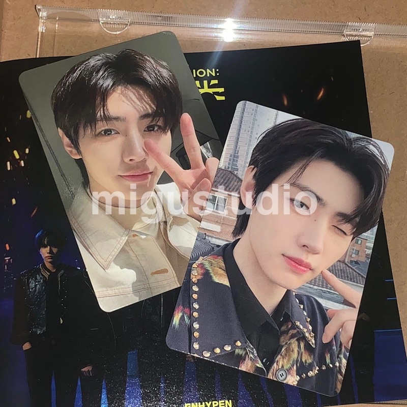 enhypen japan 2nd single album dimension senkou ums wvj weverse japan unsealed sunghoon pc photocard