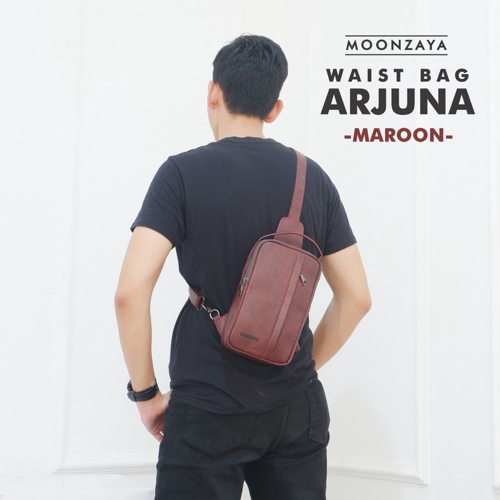 [Ready] WaistBag Tas Pria Wanita Unisex Arjuna by Moonzaya