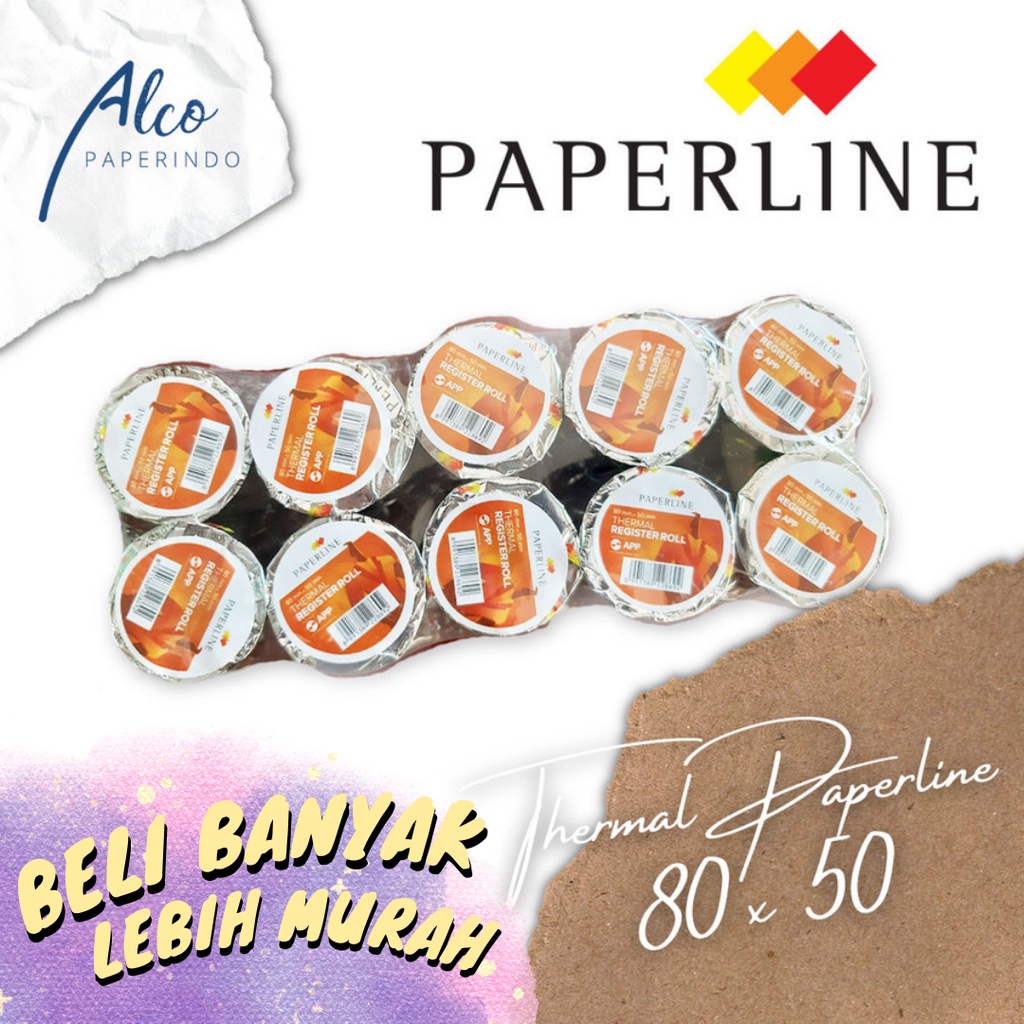 

Kertas Thermal Telstruk Paperline 80x50