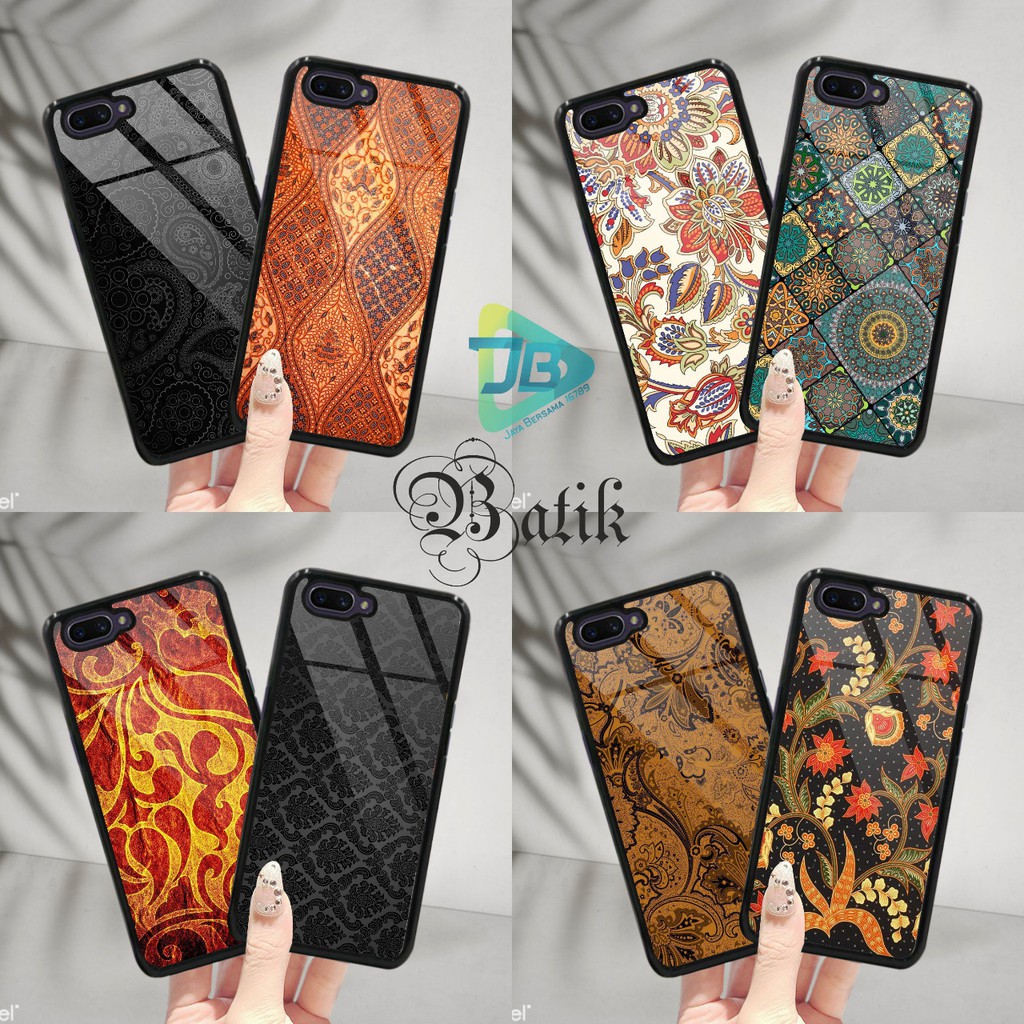 HARDCASE 2D GLOSSY BATIK OPPO VIVO XIAOMI SAMSUNG REALME IPHONE ALL TYPE JB4659