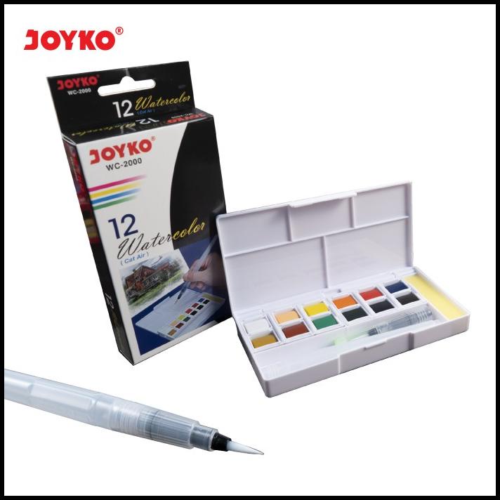 

Watercolor Cat Air Joyko Wc-2000 12 Colors Warna