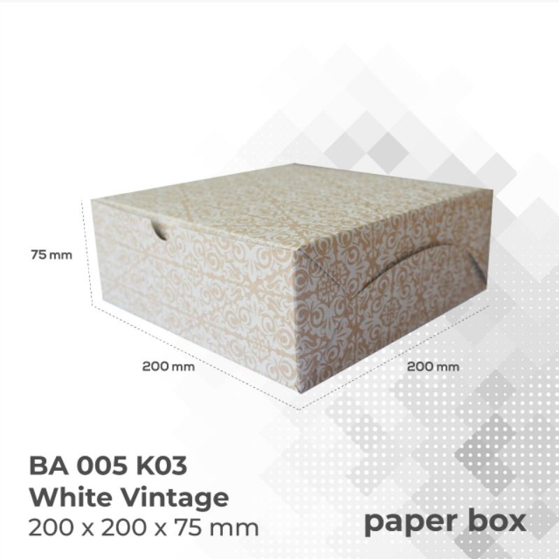 Box Nasi 20X20 Dus Nasi 20X20 Dus 20x20 (B5K35-Non Laminasi)