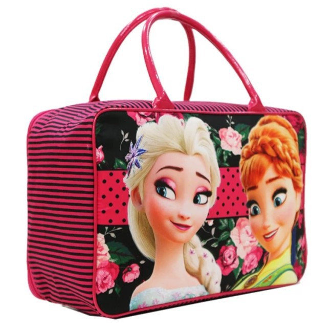 PA TRAVEL BAG SUPER KANVAS KARAKTER (TAS KOPER JINJING) FROZEN / TA001