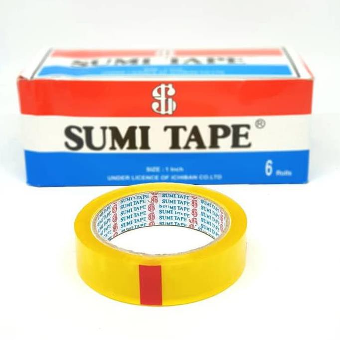 

Dapatkan Isolasi Sumi 1" Inch X 72Y Isolasi Selotip Bening 24Mm Diminati Banget