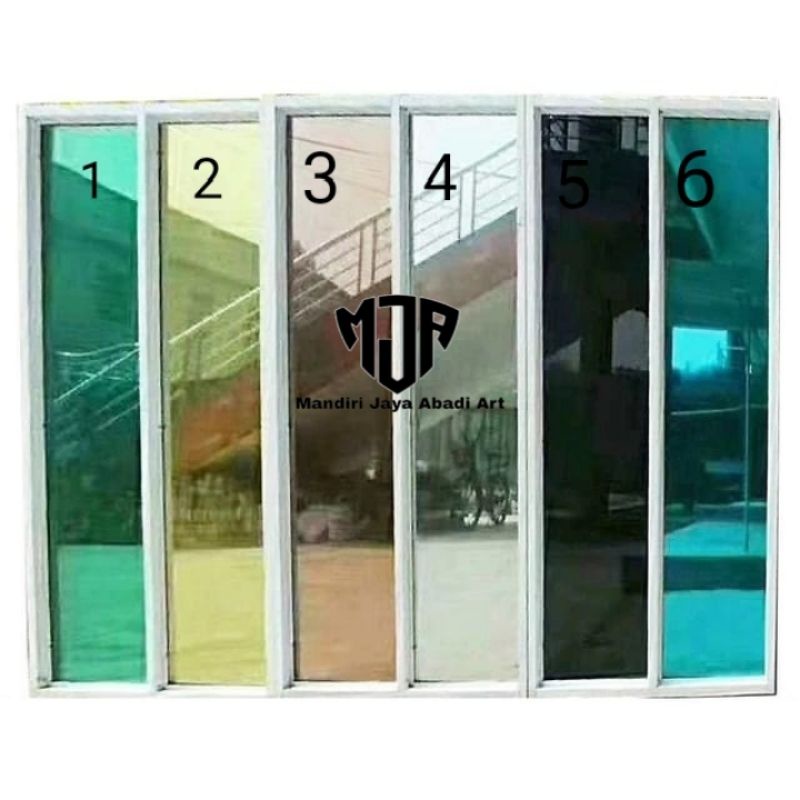 Stiker Kaca Mirror One Way Kaca Film Silver-152CmxP-50Cm Anti Panas