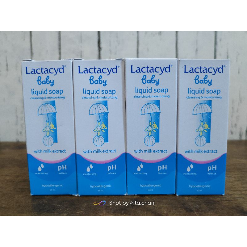 Lactacyd baby liquid soap 60ml sabun bayi alergi ruam exp.2024 latacyd baby