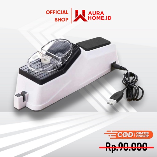 Pengasah Pisau Elektrik Knife Sharpener / Alat Mesin Asah Pengasah Asahan Pisau Tajam Pasah Planer G