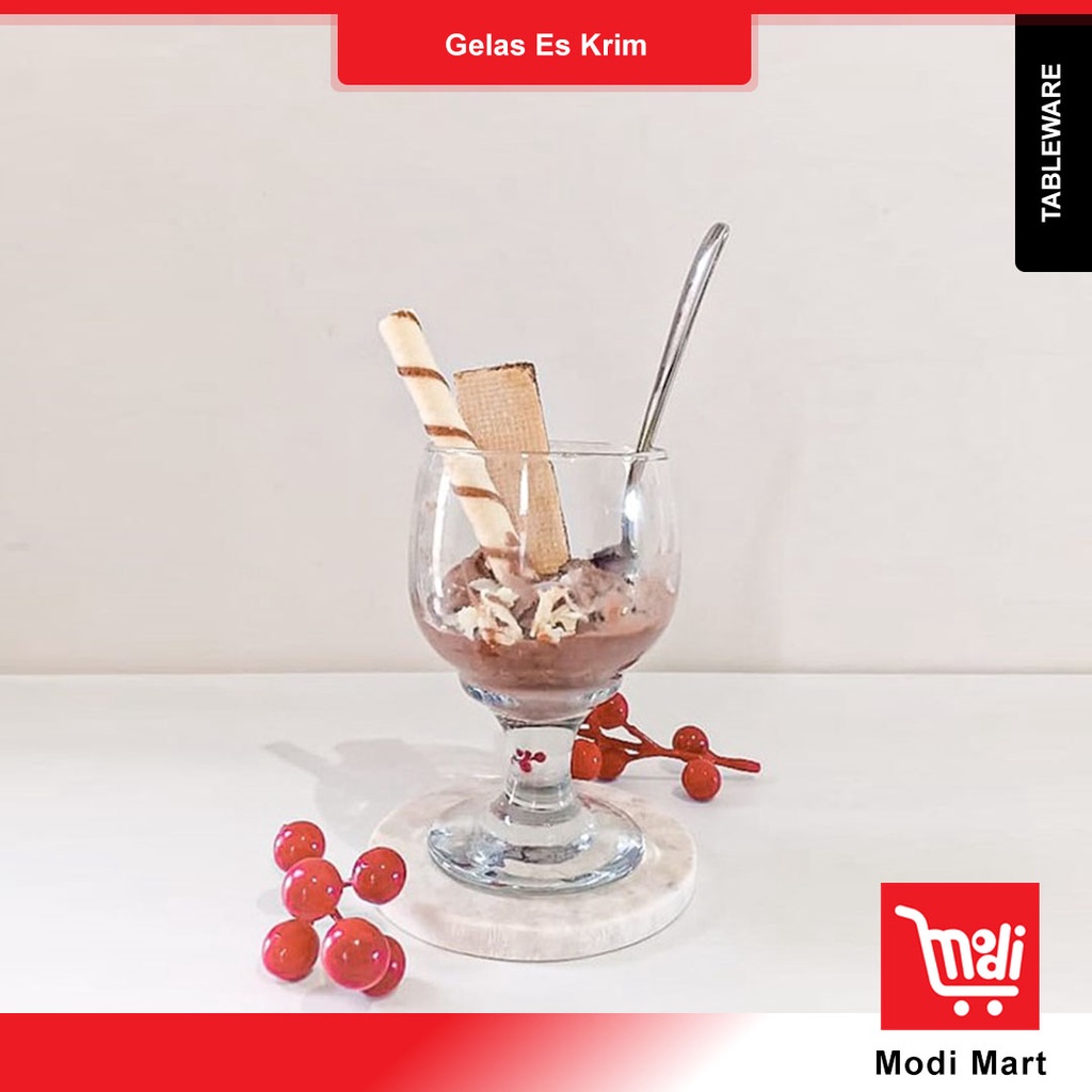 Gelas Es Krim Kaca/Gelas Cafe Kaca/Gelas Pudding Dessert/Gelas Buah Elegant