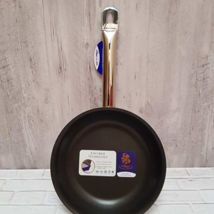 BIMA CHEFS FRYPAN NONSTICK 20 CM BP1901620 TEFLON STAINLESS