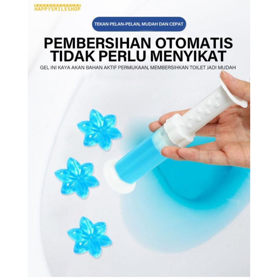 Gel Pengharum Toilet -Gel Pembersih Kloset - Suntik Gel Pembersih WC