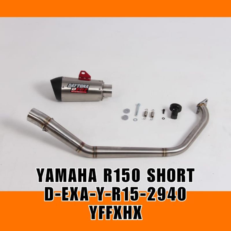 ultra KENALPOT DAYTONA GP TAPER YAMAHA R15 .VIXION NVS.ORIGINAL