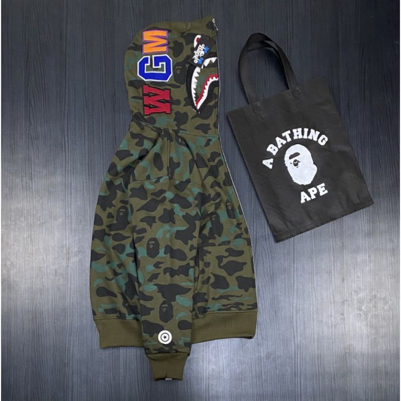 HOODIE ZIPPER BAPE HIGH QUALITY CASUAL HYPE FASHION PRIA