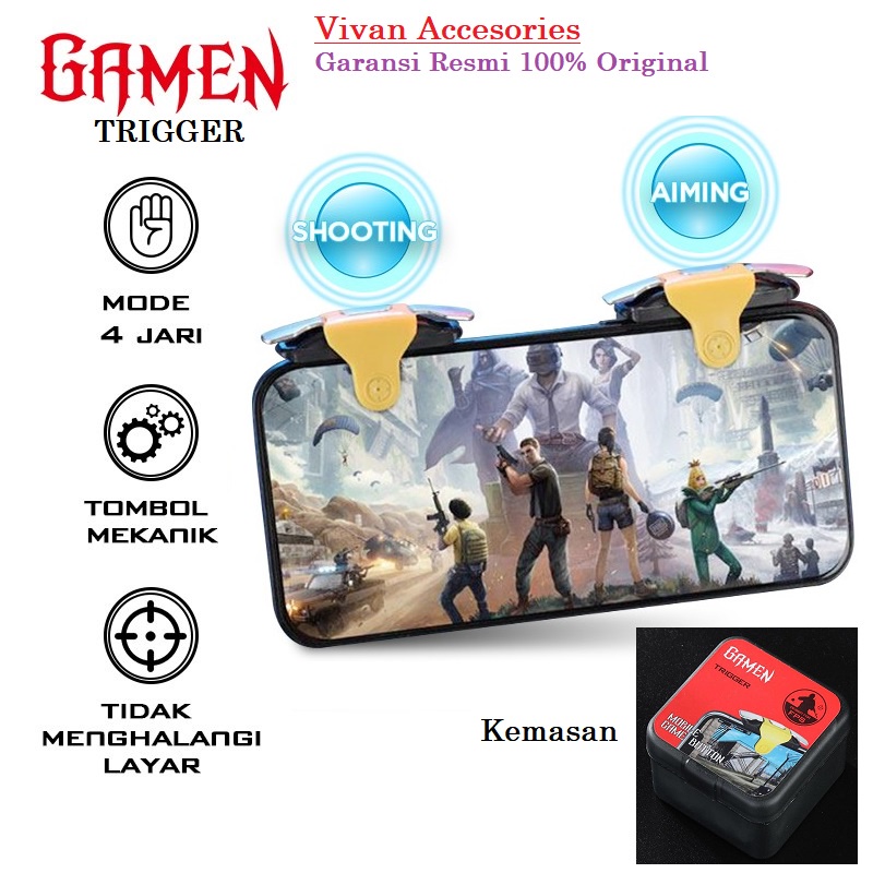 GAMEN Mobile Gaming Button Trigger Shotting Aiming No Delay Ori