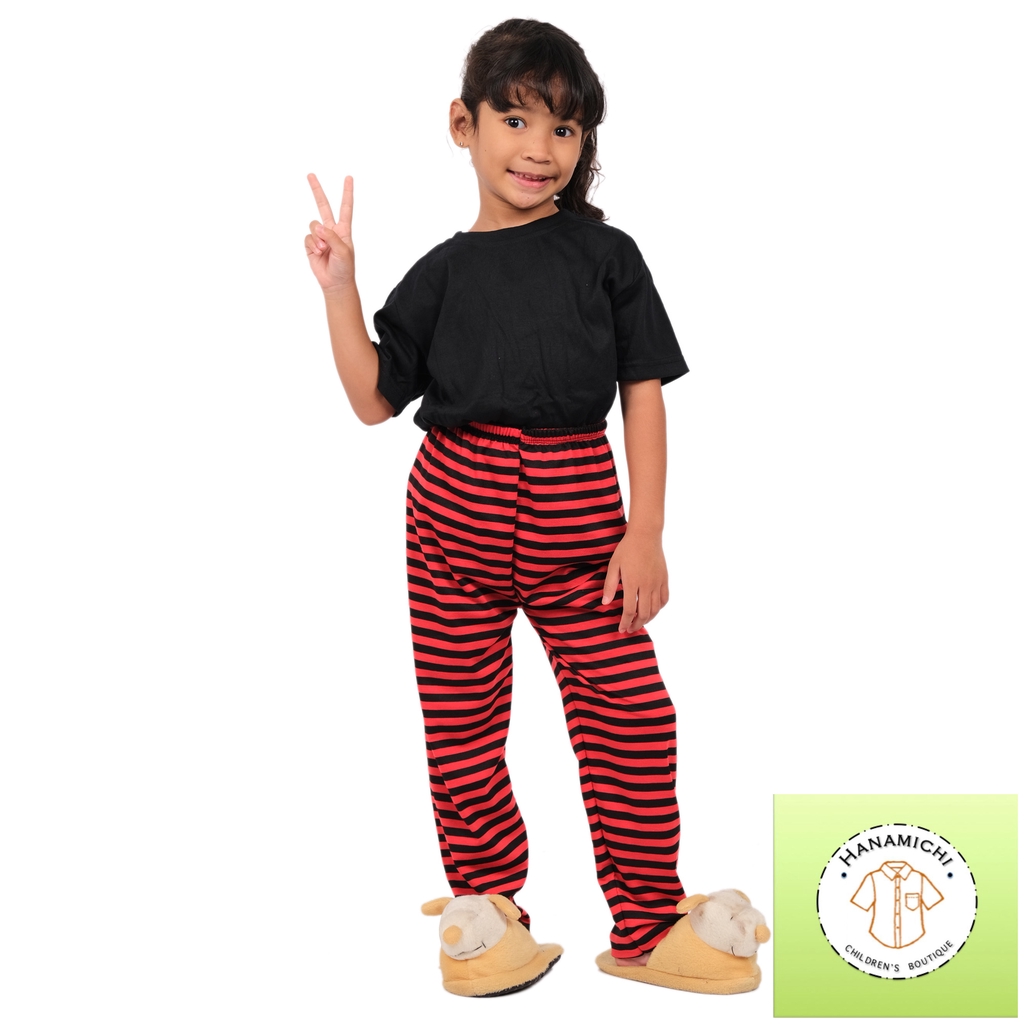 Hanamichi IANY Celana Legging Anak Panjang Motif Garis