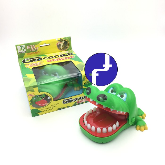 CODE390 terpercaya Mainan CROCODILE DENTIST GAME GIGI BUAYA GIGIT BUAYA RUNNING MAN Prank