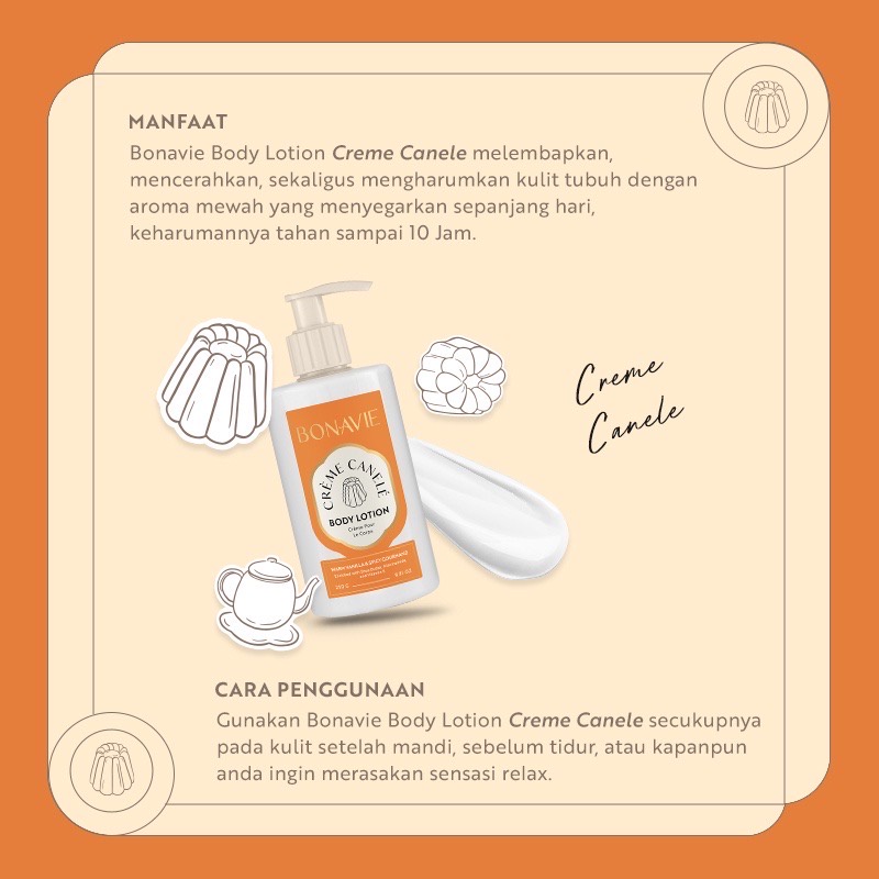 BONAVIE Body Lotion Creme Canele 250 ml