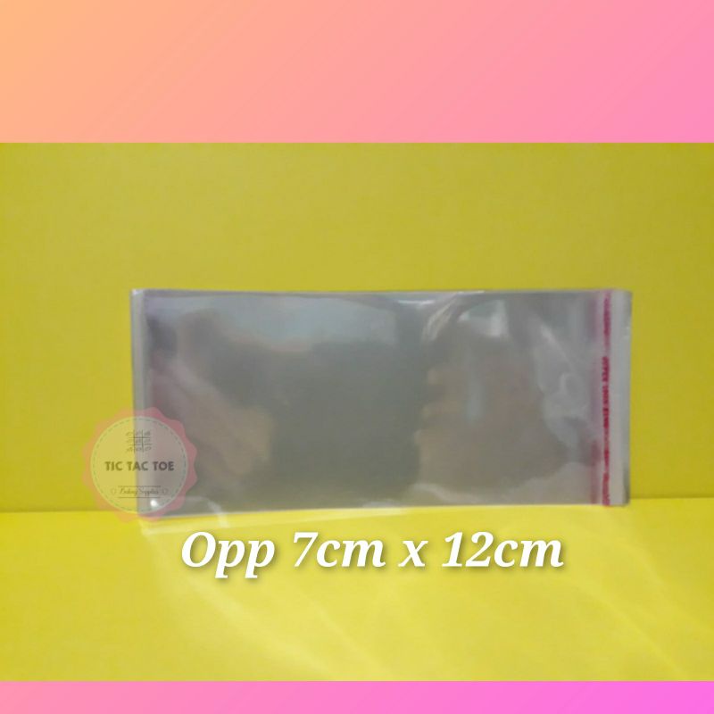 opp 7cm x 12cm