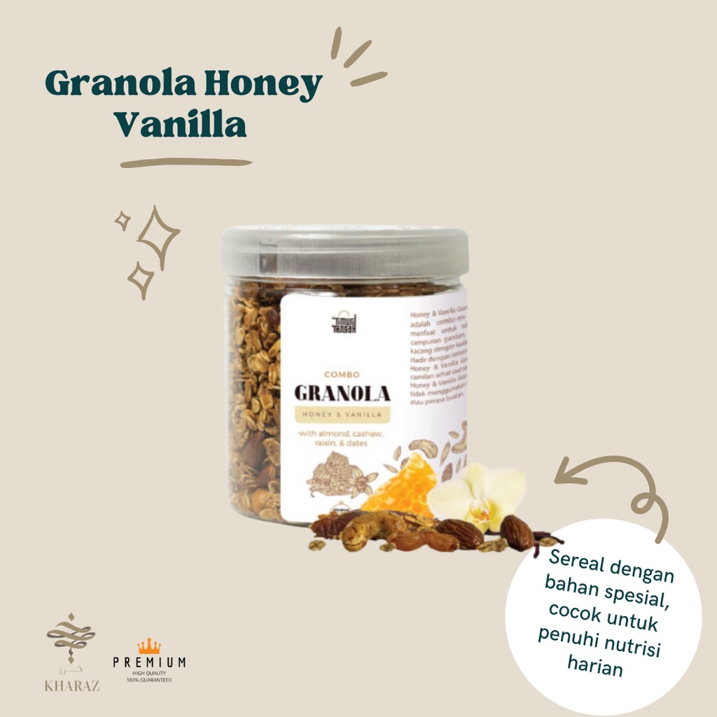 

Sereal Sehat Granola Honey Vanilla 250gr - KHARAZ