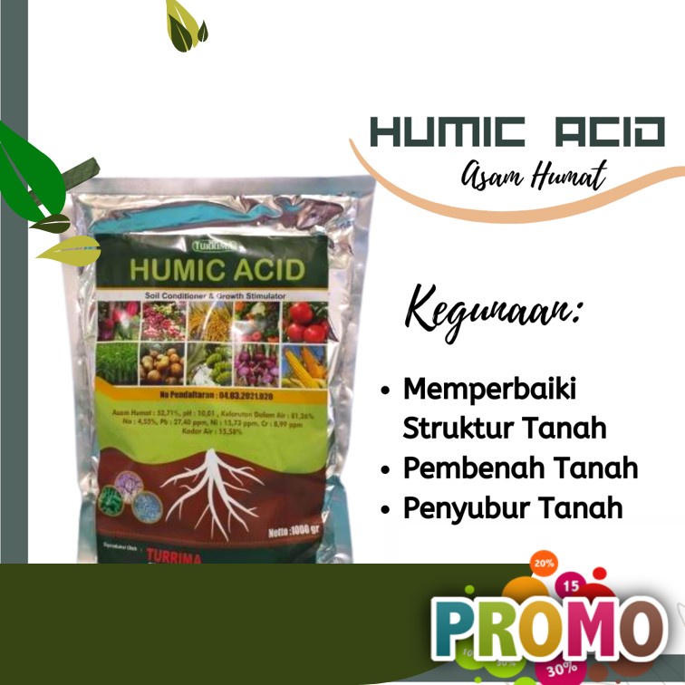 Pupuk Asam Humat, Nutrisi Asam Humat Humic Acid