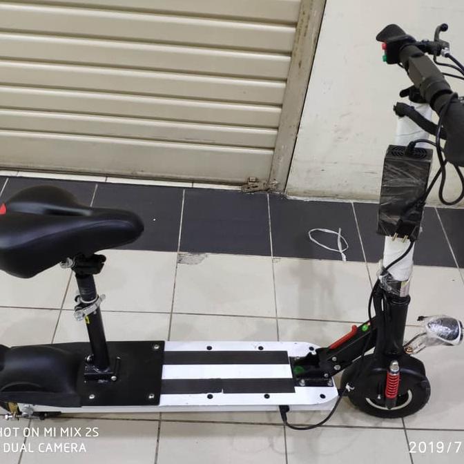 SKUTER LISTRIK - OTOPED LISTRIK 36V SHOCK BREAKER ALARM