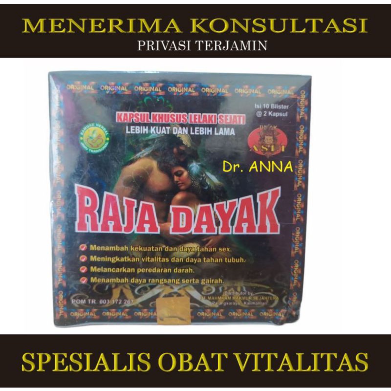 Obat Kuat Pria Tahan Lama Raja Dayak Asli Anti Impotensi
