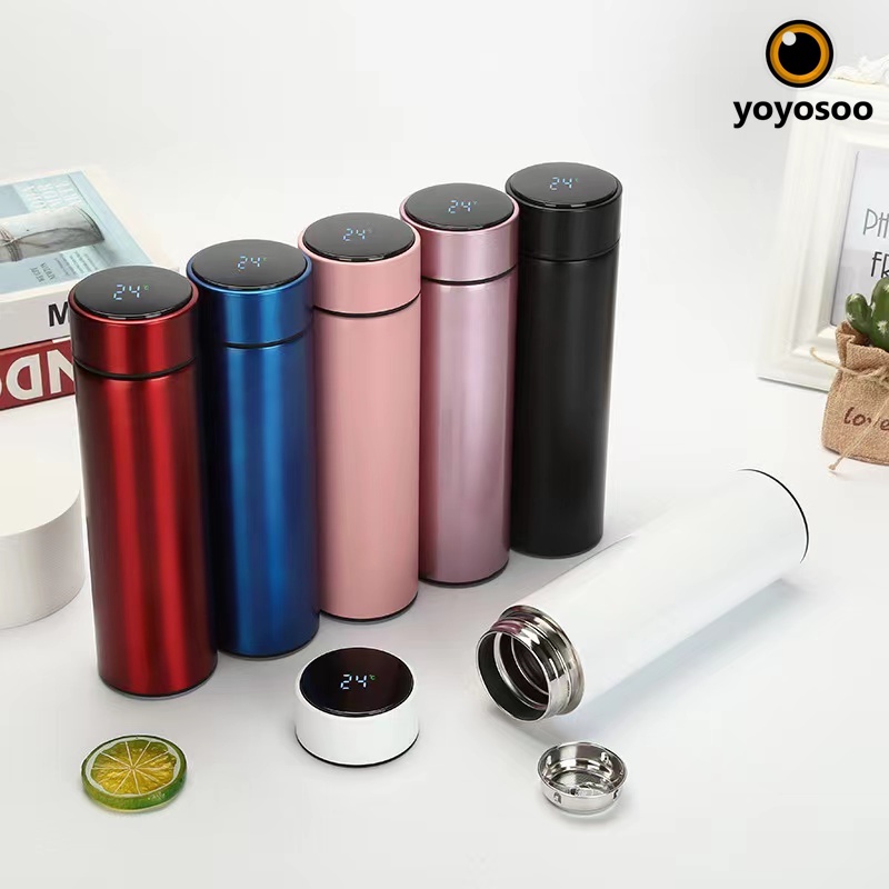 Termos Temperatur Tahan Panas / Thermos Led Temperature Display 500ML - YOYOSOO