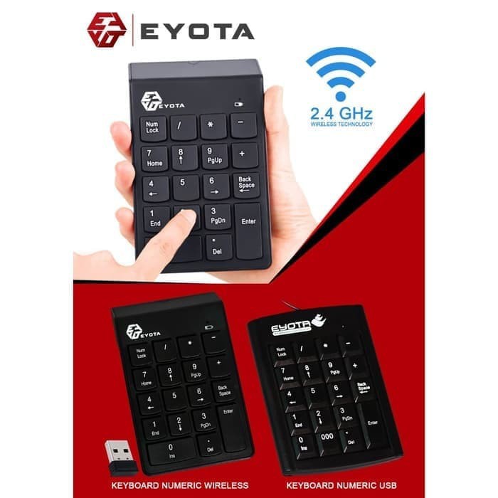 Keyboard Numeric Wireless Eyota / Eyota Mini Keyboard Wireless Numeric