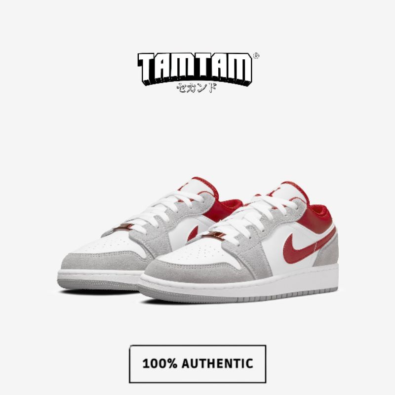 NIKE AIR JORDAN 1 LOW SE RED GREY ORIGINAL
